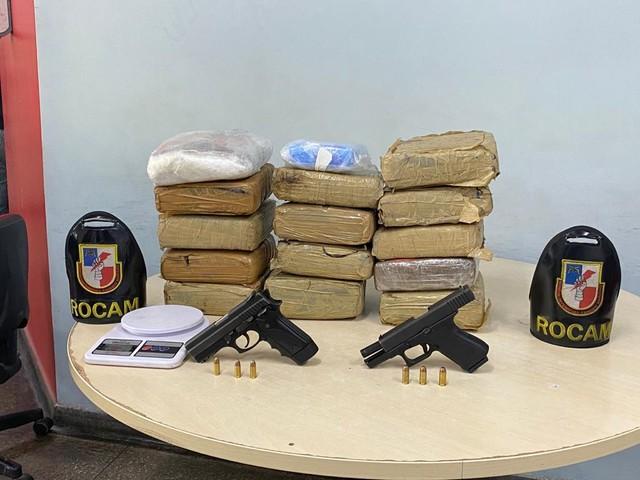 Duas mulheres são presas em Manaus com 20 quilos de drogas