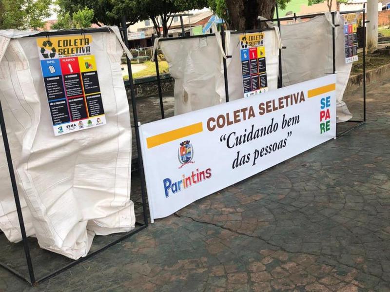 Em Parintins, Pontos de Entrega Voluntária recolhem 25 toneladas de resíduos recicláveis em 30 dias de coleta seletiva