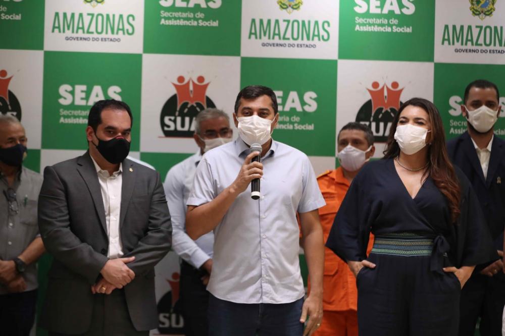 Governador Wilson Lima e Ministro Marcelo Queiroga abrem ação de educação em saúde, em Manaus, no Dia da Malária nas Américas