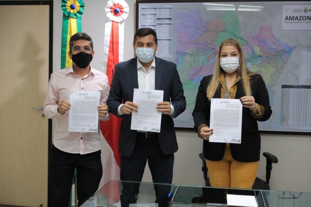 Governador Wilson Lima assina convênios de R$ 27,4 milhões para investimentos em Lábrea, Manicoré e Maués Governador Wilson Lima assina convênios de R$ 27,4 milhões para investimentos em Lábrea, Manicoré e Maués