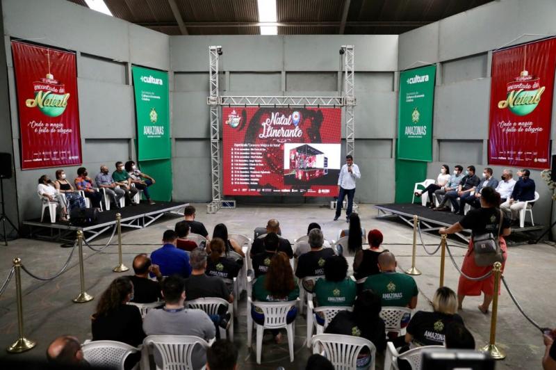 Governo do Amazonas anuncia ‘O Mundo Encantado do Natal’, com programação em 20 municípios e na capital