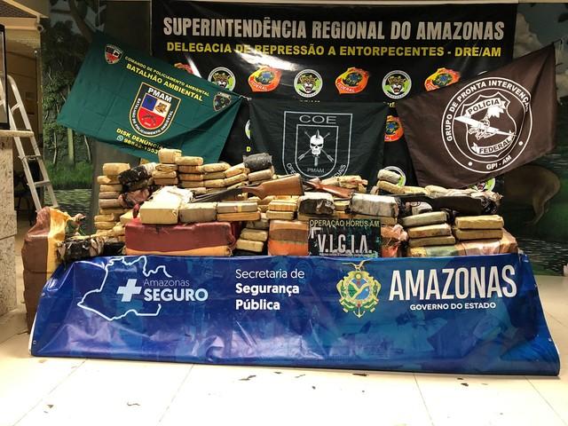 Homem é preso e mais de uma tonelada de drogas é apreendida no Amazonas 