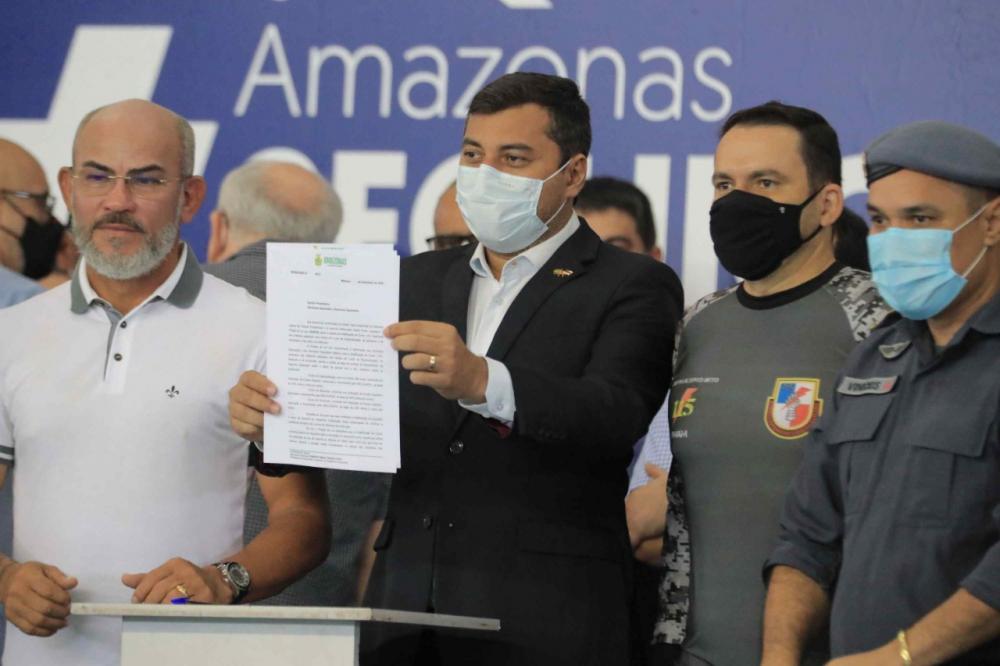 Wilson Lima lança editais da PMAM, Bombeiros e SSP-AM, com 1,9 mil vagas no Amazonas Wilson Lima lança editais da PMAM, Bombeiros e SSP-AM, com 1,9 mil vagas no Amazonas