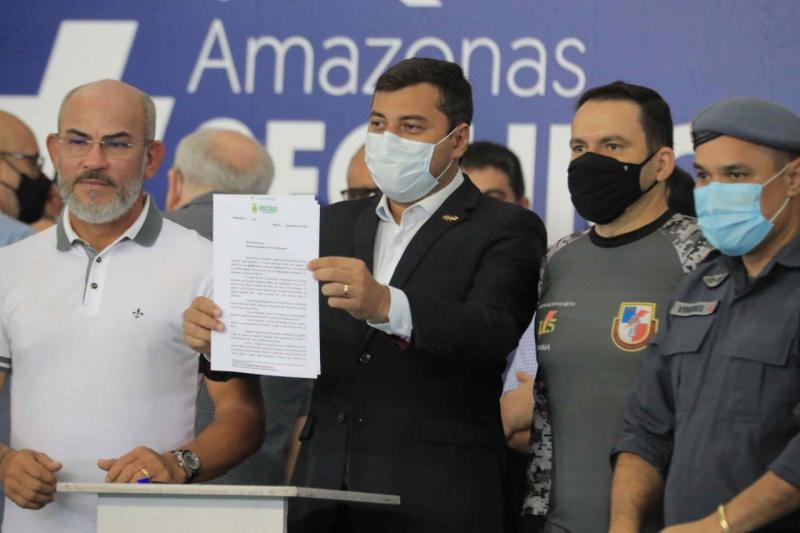 Wilson Lima lança editais da PMAM, Bombeiros e SSP-AM, com 1,9 mil vagas no Amazonas