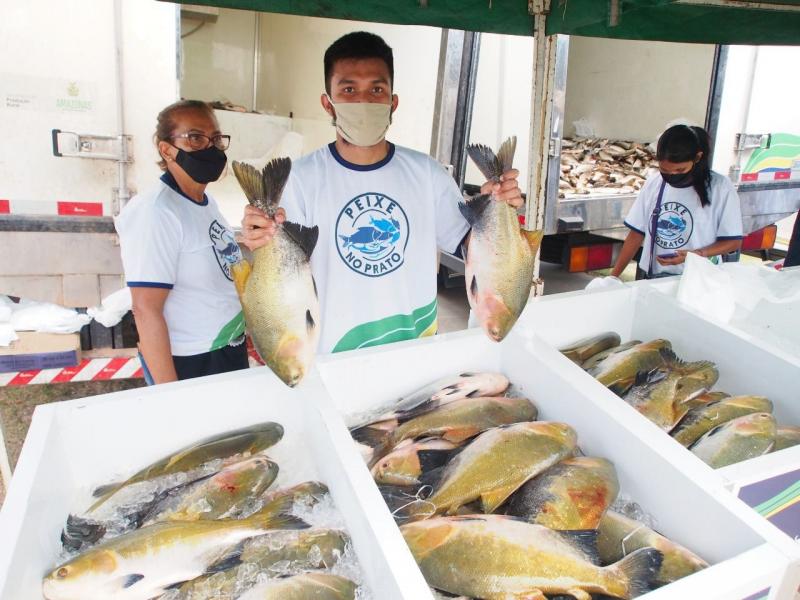 Realizado pela ADS, feirão do pescado manejado terá pirarucu e tambaqui a preços populares