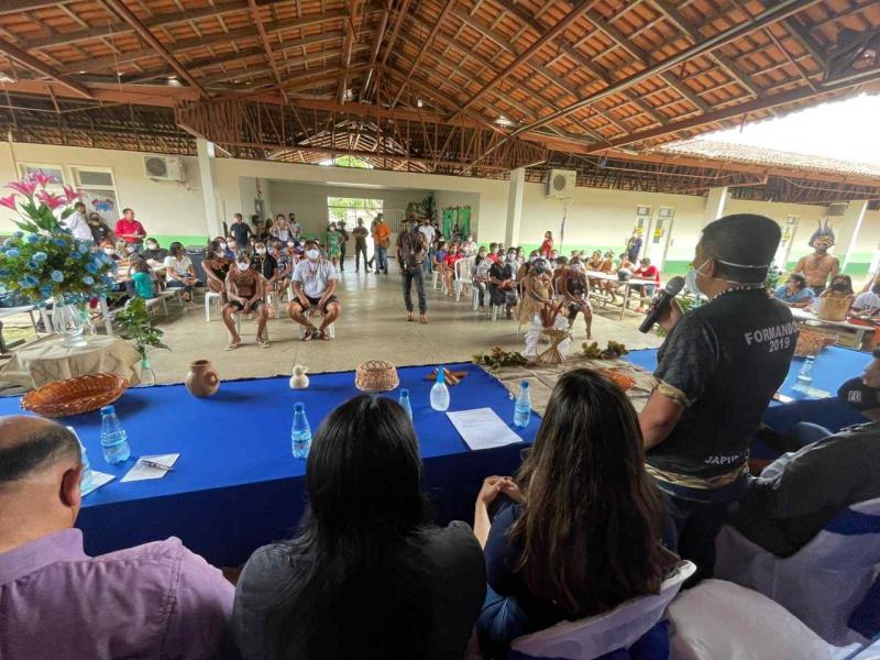 Professores indígenas de Novo Airão recebem formação do projeto ‘Pirayawara’, do Governo do Amazonas