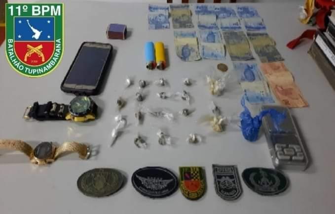 Polícia Militar prende em flagrante trio por tráfico de drogas no bairro Itaúna II, em Parintins