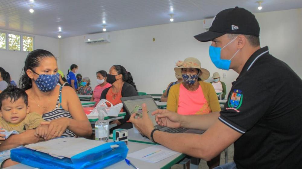 Mulheres do Projeto Assentamento Vila Amazônia, das comunidades Mato Grosso, Flor de Maio e Miriti são atendidas na Fazenda Municipal Luiz Medeiros 
