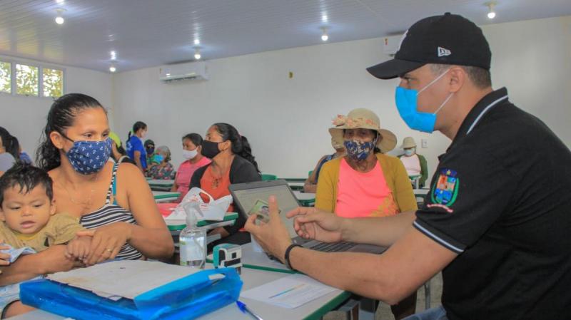 Mulheres do Projeto Assentamento Vila Amazônia, das comunidades Mato Grosso, Flor de Maio e Miriti são atendidas na Fazenda Municipal Luiz Medeiros 