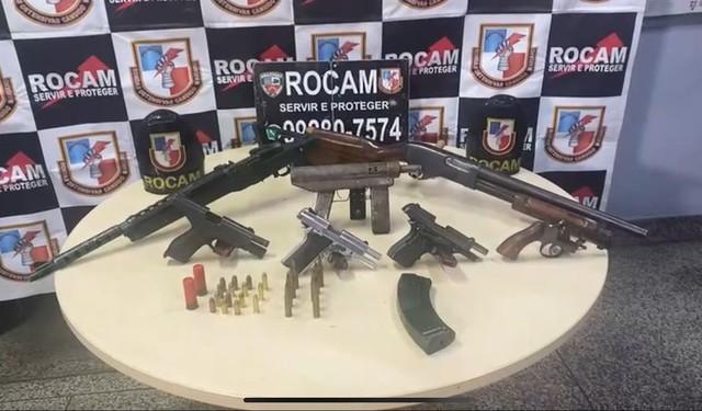 Suspeito de comandar facção criminosa é preso com armamento pesado em Manaus 
