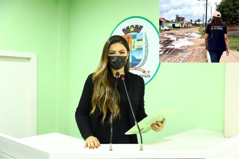 Concurso Público e asfaltamento do Distrito Industrial são cobrados por Vereadora Brena Dianná Concurso Público e asfaltamento do Distrito Industrial são cobrados por Vereadora Brena Dianná
