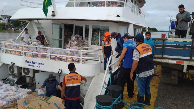 Governo do Amazonas inicia operação para atender famílias afetadas por temporal em Parintins