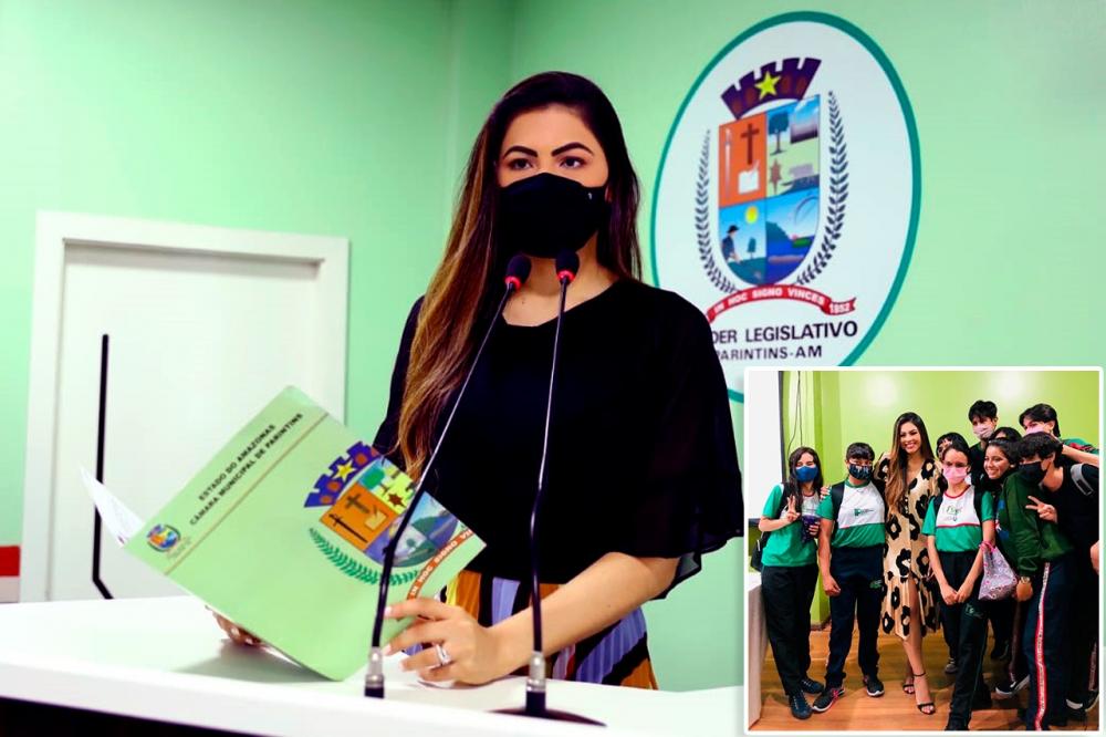 Vereadora Brena Dianná apresenta Anteprojeto que cria vagas para jovens aprendizes na administração municipal, em Parintins Vereadora Brena Dianná apresenta Anteprojeto que cria vagas para jovens aprendizes na administração municipal, em Parintins