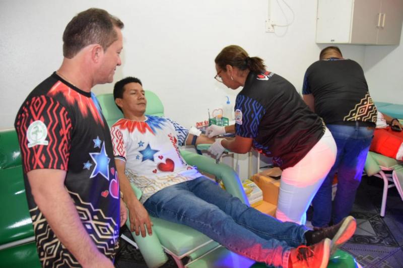 Banco de Sangue de Parintins inicia campanha alusiva ao Festival 2022 