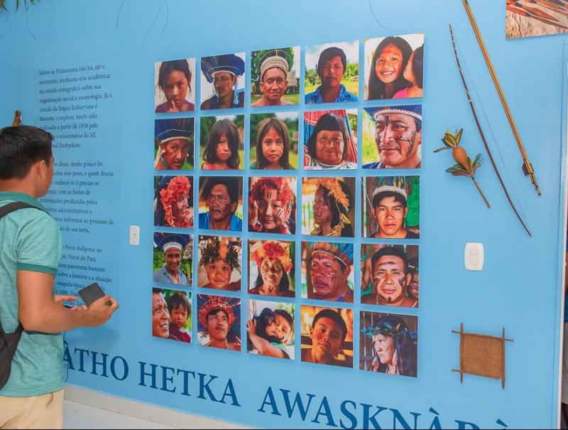 Em Nhamundá, exposição fotográfica “Hexkaryana: história e cultura indígena em Nhamundá” está aberta à visitação pública