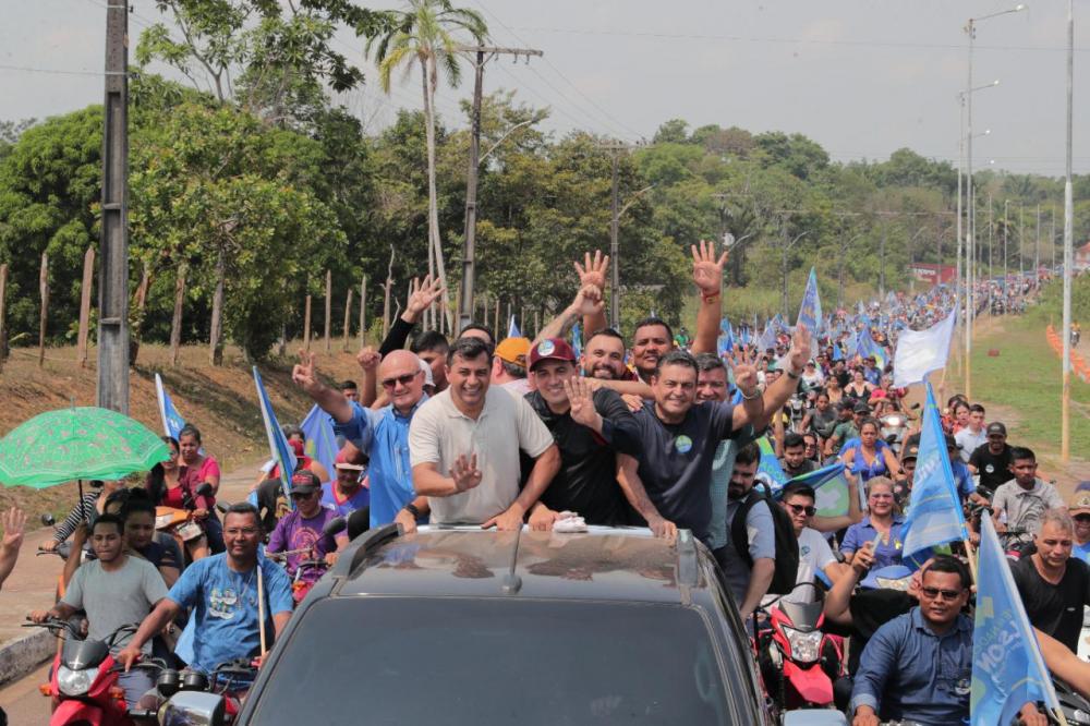Wilson Lima reúne multidão em Borba e destaca entregas que mudaram a vida da população