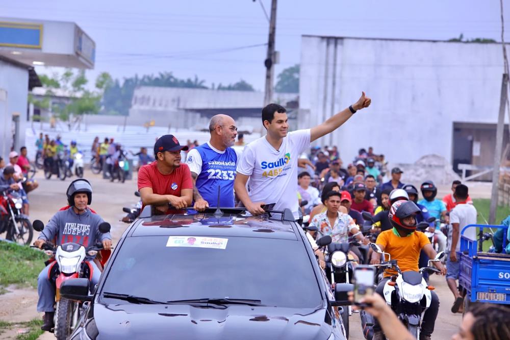 No Alto Solimões, Saullo Vianna conquista apoio de eleitores em ato de campanha 