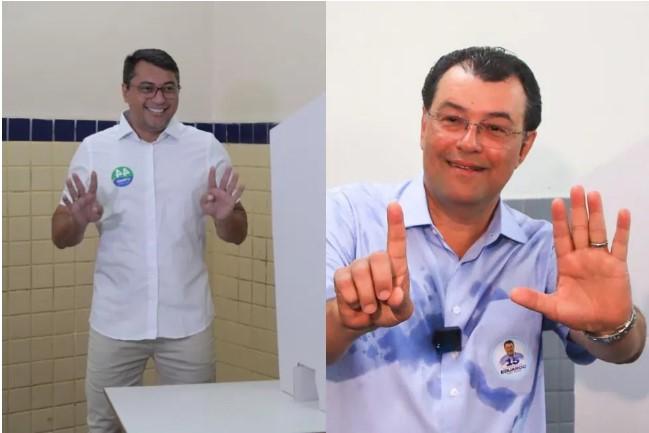 Wilson Lima e Eduardo Braga disputam o segundo turno no Amazonas 