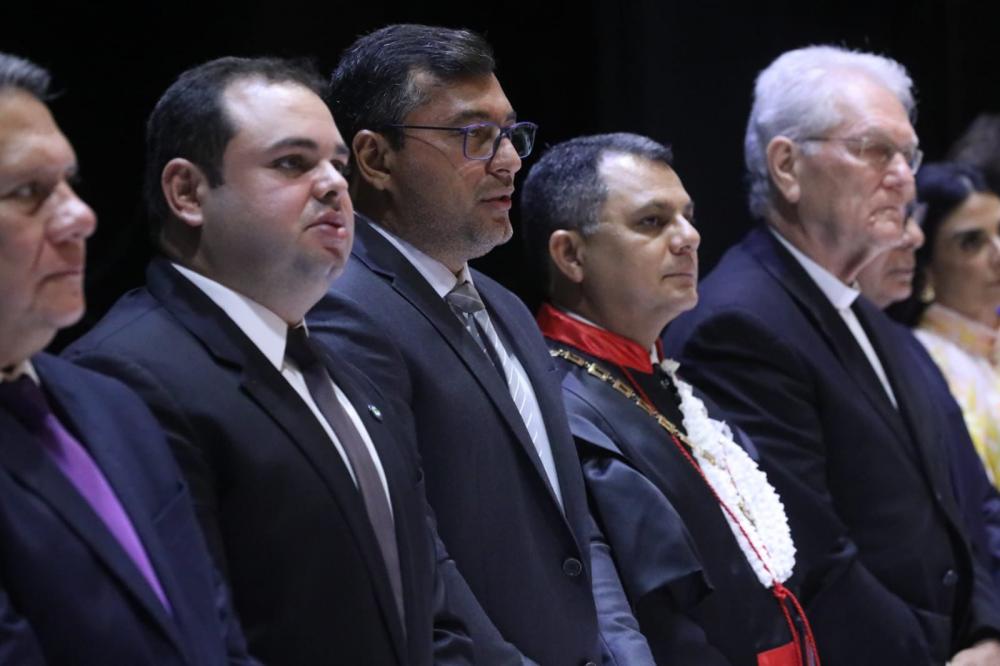 Governador Wilson Lima ressalta a importância do Ministério Público para a construção de uma sociedade mais justa durante posse do procurador-geral do MP-AM