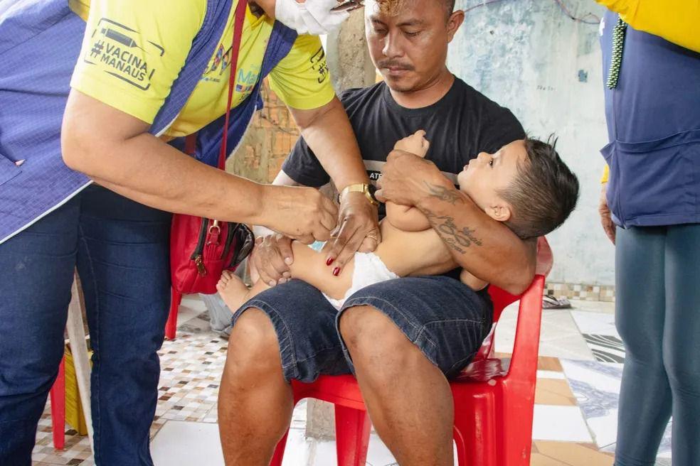 Covid: Manaus começa a vacinar crianças de 6 meses a menores de 3 anos nesta sexta (18)