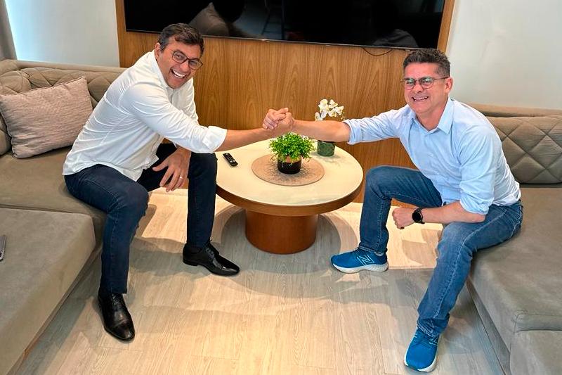 Wilson Lima e David Almeida firmam aliança para as eleições de 2024