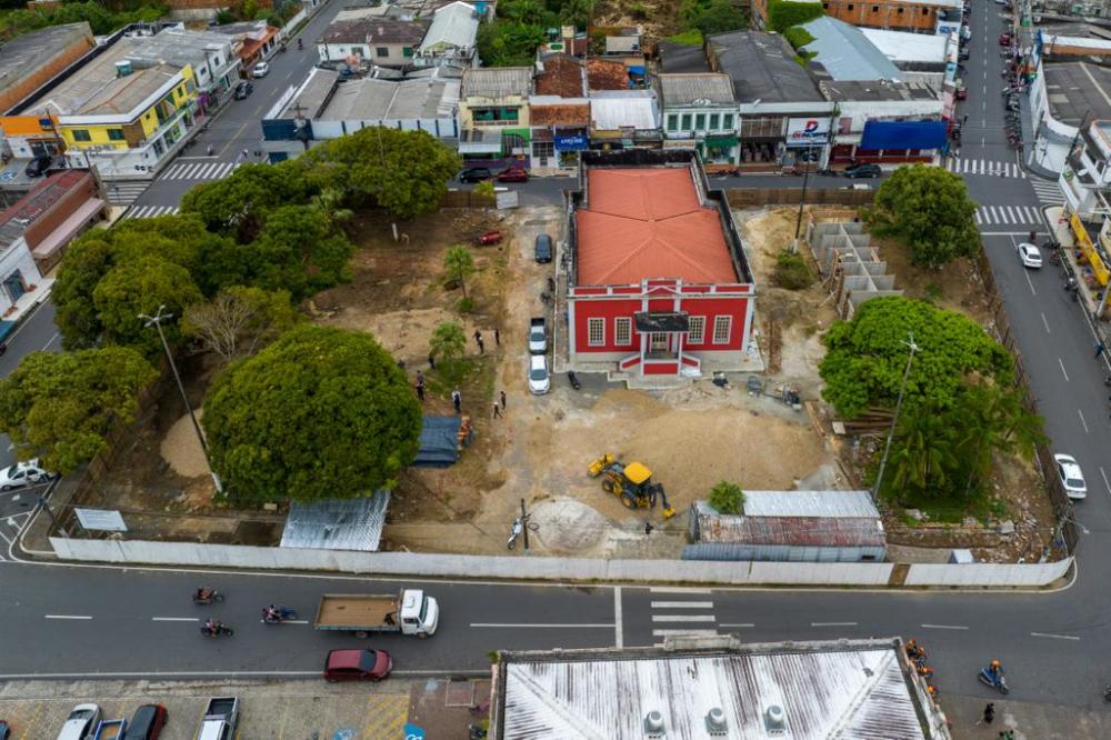 BI GARCIA VISTORIA OBRAS DO ANFITEATRO E PRAÇA EDUARDO RIBEIRO, EM PARINTINS