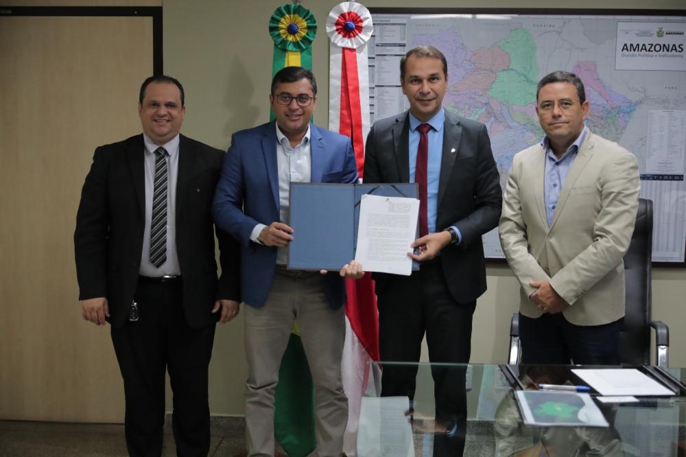GOVERNADOR WILSON LIMA E BASA ASSINAM PROTOCOLO DE INTENÇÕES R$ 1 BILHÃO PARA AÇÕES DE DESENVOLVIMENTO NO AMAZONAS.