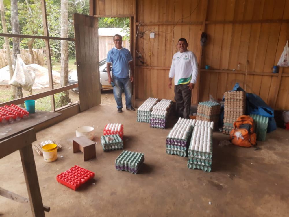 EM BORBA, IDAM REALIZA AÇÃO EM UNIDADE DEMONSTRATIVA DE AVICULTURA E VISITA DE ASSISTÊNCIA TÉCNICA E EXTENSÃO RURAL