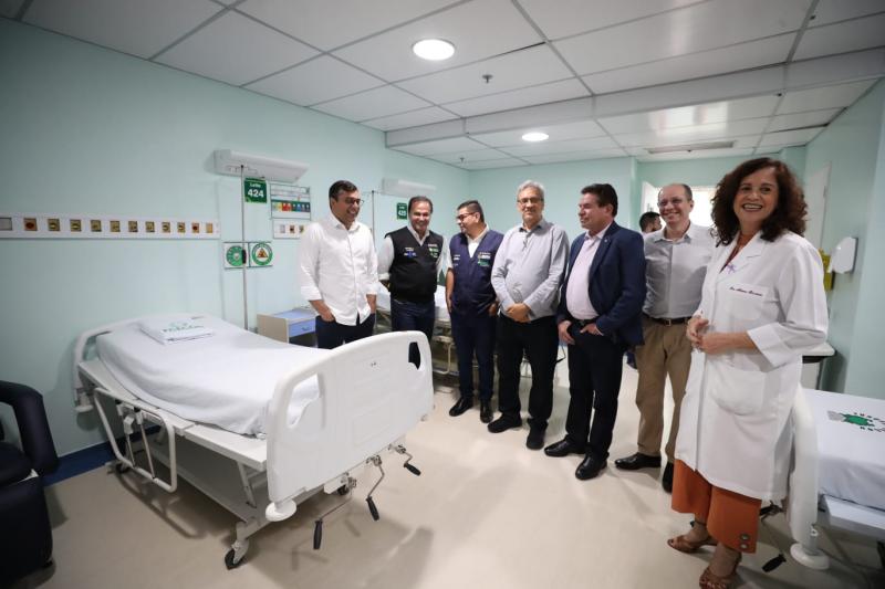 WILSON LIMA AMPLIA OFERTA DE LEITOS DE CIRURGIA E CAPACIDADE DE QUIMIOTERAPIAS NA FUNDAÇÃO CECON