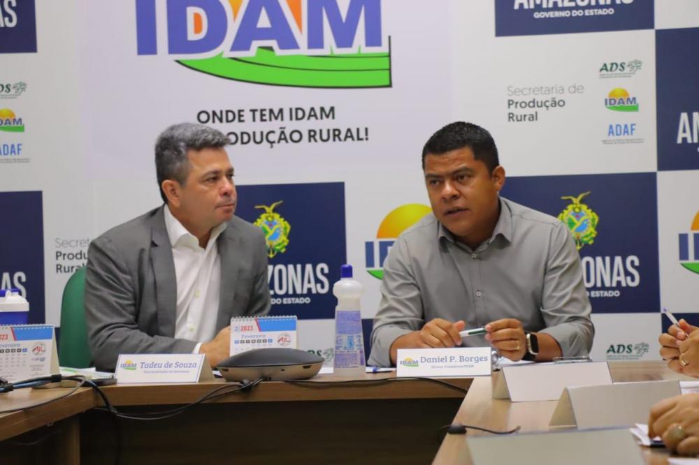 VICE-GOVERNADOR TADEU DE SOUZA DESTACA FORTALECIMENTO DO SETOR PRIMÁRIO EM VISITA À ADAF, ADS E IDAM