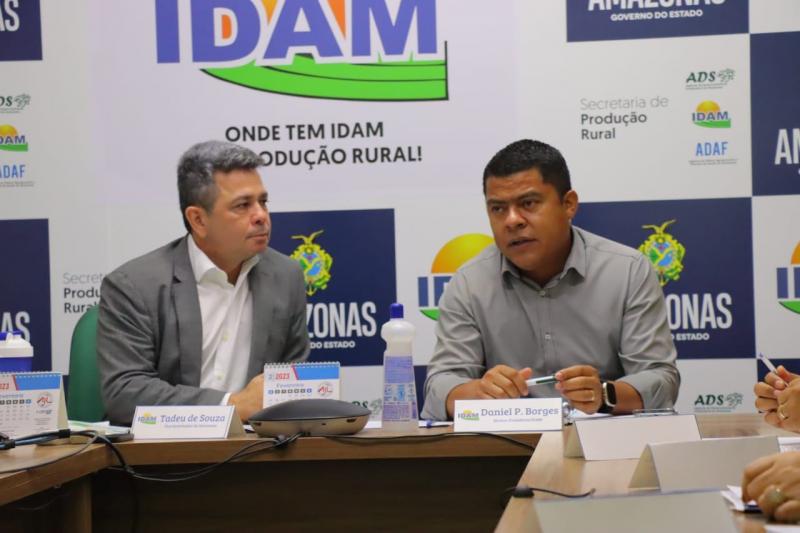 VICE-GOVERNADOR TADEU DE SOUZA DESTACA FORTALECIMENTO DO SETOR PRIMÁRIO EM VISITA À ADAF, ADS E IDAM