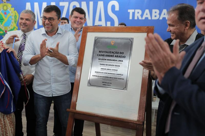 WILSON LIMA ENTREGA CAIMI ANDRÉ ARAÚJO REVITALIZADO COM CAPACIDADE PARA MAIS DE 2 MIL ATENDIMENTOS POR MÊS