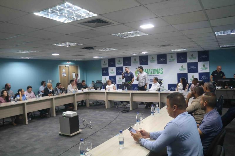 SSP-AM RECEBE COMITIVA DO GOVERNO DA COLÔMBIA 
