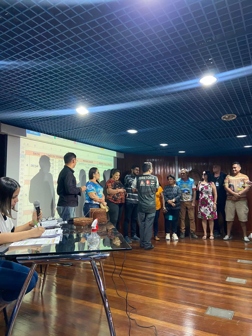 AGREMIAÇÕES PARTICIPAM DO SORTEIO DA CATEGORIA OURO DO FESTIVAL FOLCLÓRICO DO AMAZONAS 2023