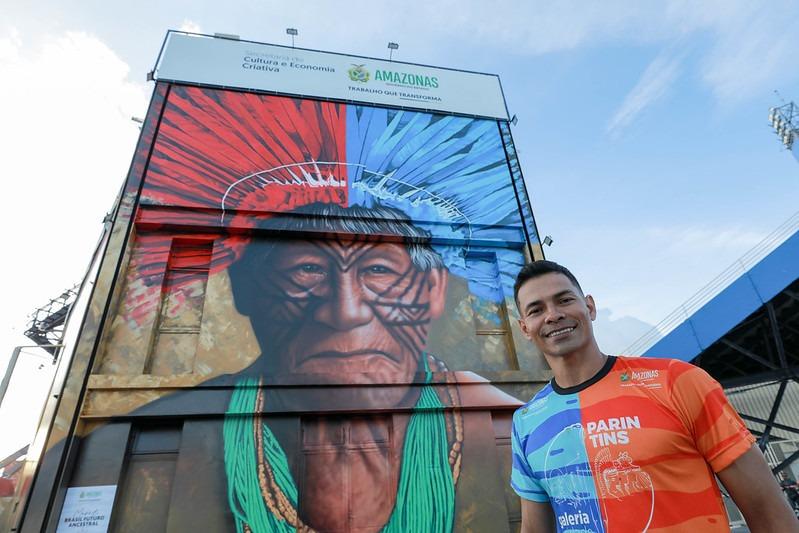 WILSON LIMA ENTREGA BUMBÓDROMO REFORMADO COM NOVO MURAL 