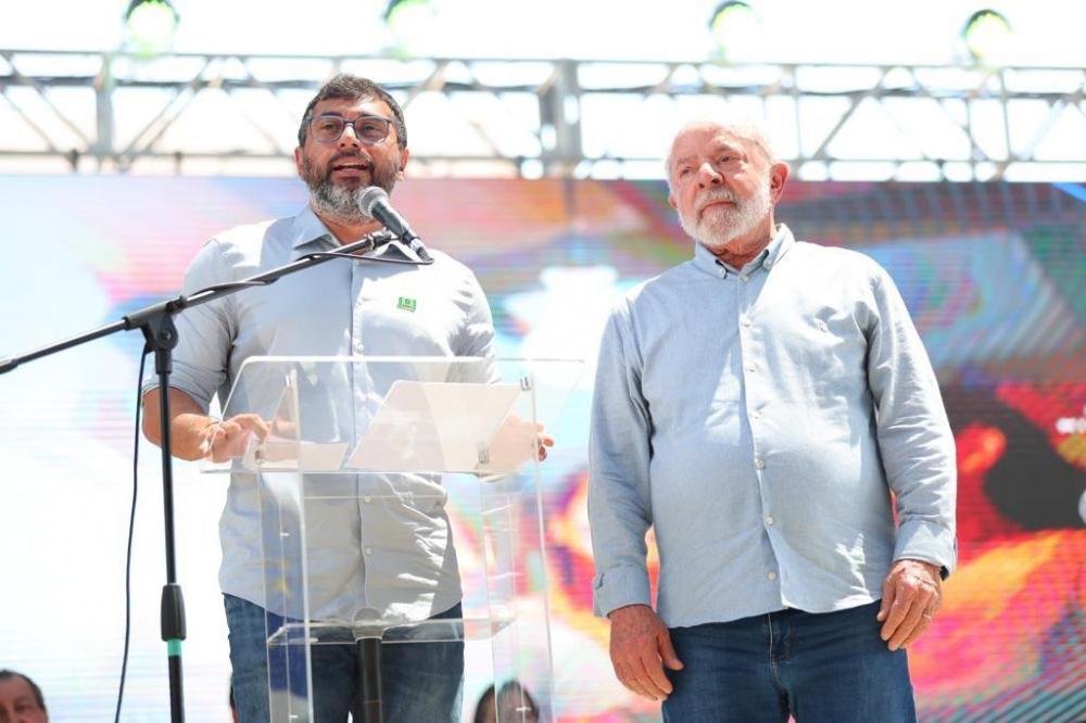 No Amazonas presidente Lula e governador Wilson Lima defendem a proteção da Amazônia e o compromisso com os habitantes da região